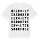 Oberwaltersdorf ordlek t-shirt