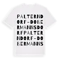 Palterndorf-Dobermannsdorf ordlek t-shirt