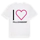 Jag älskar Pillichsdorf t-shirt stort tryck