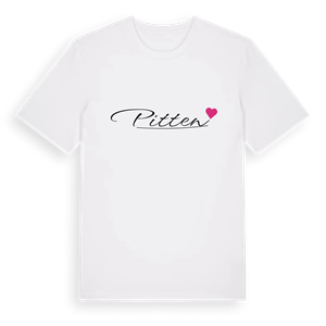 Pitten hjärta t-shirt – ekologisk bomull t-shirt från Pinshirt
