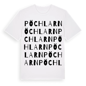 Pöchlarn ordlek t-shirt – ekologisk bomull t-shirt från Pinshirt