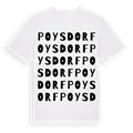 Poysdorf ordlek t-shirt