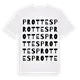 Prottes ordlek t-shirt