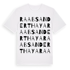 Raabs an der Thaya ordlek t-shirt – ekologisk bomull t-shirt från Pinshirt