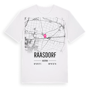 Raasdorf karta t-shirt – ekologisk bomull t-shirt från Pinshirt