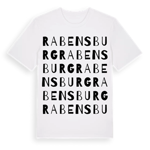 Rabensburg ordlek t-shirt – ekologisk bomull t-shirt från Pinshirt