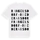Ringelsdorf-Niederabsdorf ordlek t-shirt