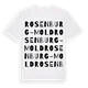 Rosenburg-Mold ordlek t-shirt