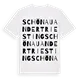 Schönau an der Triesting ordlek t-shirt