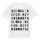 Schönkirchen-Reyersdorf ordlek t-shirt