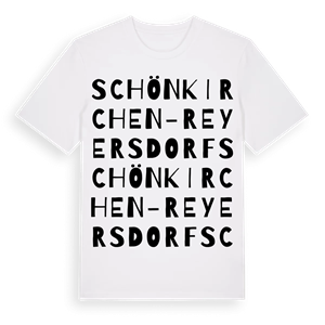 Schönkirchen-Reyersdorf ordlek t-shirt – ekologisk bomull t-shirt från Pinshirt