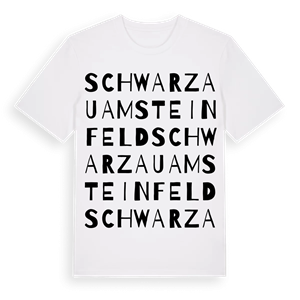 Schwarzau am Steinfeld ordlek t-shirt – ekologisk bomull t-shirt från Pinshirt
