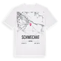 Schwechat karta t-shirt