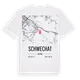 Schwechat karta t-shirt