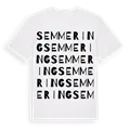 Semmering ordlek t-shirt
