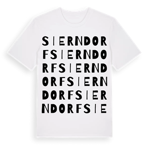 Sierndorf ordlek t-shirt – ekologisk bomull t-shirt från Pinshirt