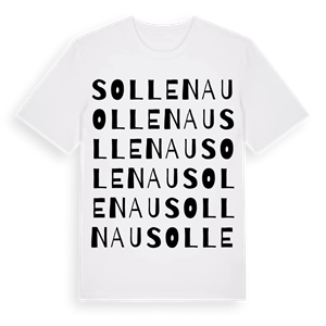 Sollenau ordlek t-shirt – ekologisk bomull t-shirt från Pinshirt
