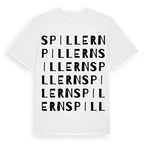 Spillern ordlek t-shirt – ekologisk bomull t-shirt från Pinshirt