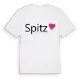 Spitz hjärta t-shirt