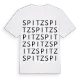 Spitz ordlek t-shirt