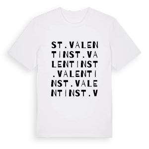 St. Valentin ordlek t-shirt – ekologisk bomull t-shirt från Pinshirt