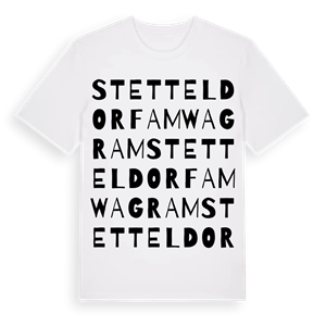 Stetteldorf am Wagram ordlek t-shirt – ekologisk bomull t-shirt från Pinshirt