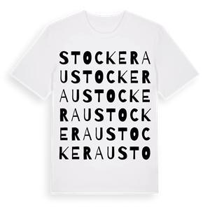 Stockerau ordlek t-shirt – ekologisk bomull t-shirt från Pinshirt