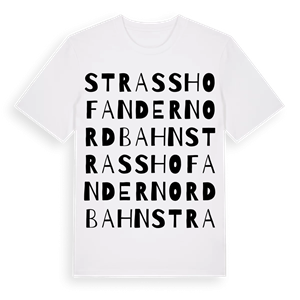 Strasshof an der Nordbahn ordlek t-shirt – ekologisk bomull t-shirt från Pinshirt