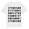 Stronsdorf ordlek t-shirt