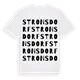 Stronsdorf ordlek t-shirt