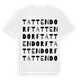 Tattendorf ordlek t-shirt