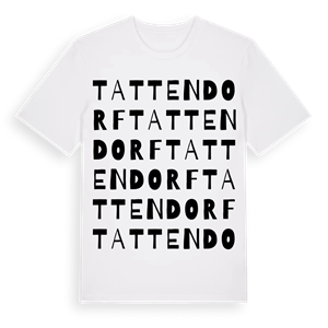Tattendorf ordlek t-shirt – ekologisk bomull t-shirt från Pinshirt