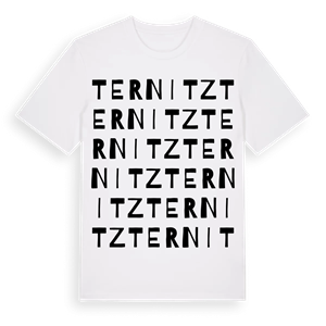 Ternitz ordlek t-shirt – ekologisk bomull t-shirt från Pinshirt