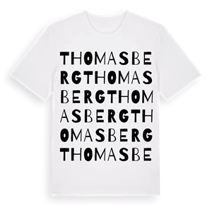Thomasberg ordlek t-shirt – ekologisk bomull t-shirt från Pinshirt