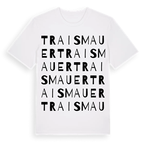 Traismauer ordlek t-shirt – ekologisk bomull t-shirt från Pinshirt