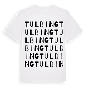 Tulbing ordlek t-shirt – ekologisk bomull t-shirt från Pinshirt
