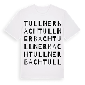 Tullnerbach ordlek t-shirt – ekologisk bomull t-shirt från Pinshirt