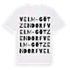 Velm-Götzendorf ordlek t-shirt