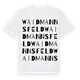 Waidmannsfeld ordlek t-shirt