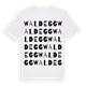 Waldegg ordlek t-shirt