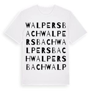 Walpersbach ordlek t-shirt – ekologisk bomull t-shirt från Pinshirt