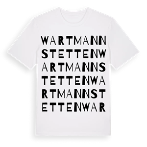 Wartmannstetten ordlek t-shirt – ekologisk bomull t-shirt från Pinshirt
