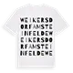 Weikersdorf am Steinfelde ordlek t-shirt