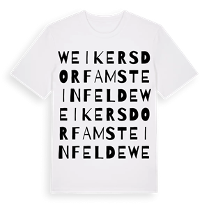 Weikersdorf am Steinfelde ordlek t-shirt – ekologisk bomull t-shirt från Pinshirt
