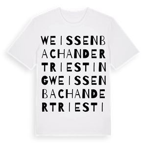 Weissenbach an der Triesting ordlek t-shirt – ekologisk bomull t-shirt från Pinshirt