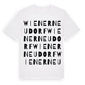 Wiener Neudorf ordlek t-shirt – ekologisk bomull t-shirt från Pinshirt