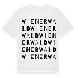 Wienerwald ordlek t-shirt – ekologisk bomull t-shirt från Pinshirt