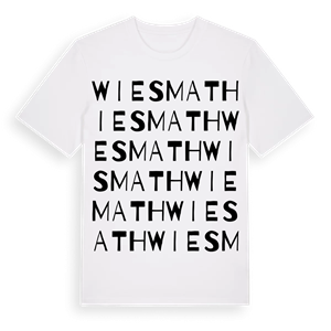 Wiesmath ordlek t-shirt – ekologisk bomull t-shirt från Pinshirt