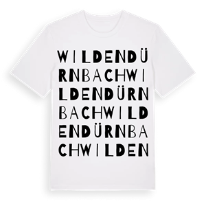 Wildendürnbach ordlek t-shirt – ekologisk bomull t-shirt från Pinshirt