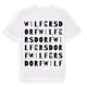 Wilfersdorf ordlek t-shirt
